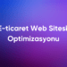 E-ticaret Web Sitesi Optimizasyonu