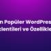 En Popüler WordPress Eklentileri ve Özellikleri