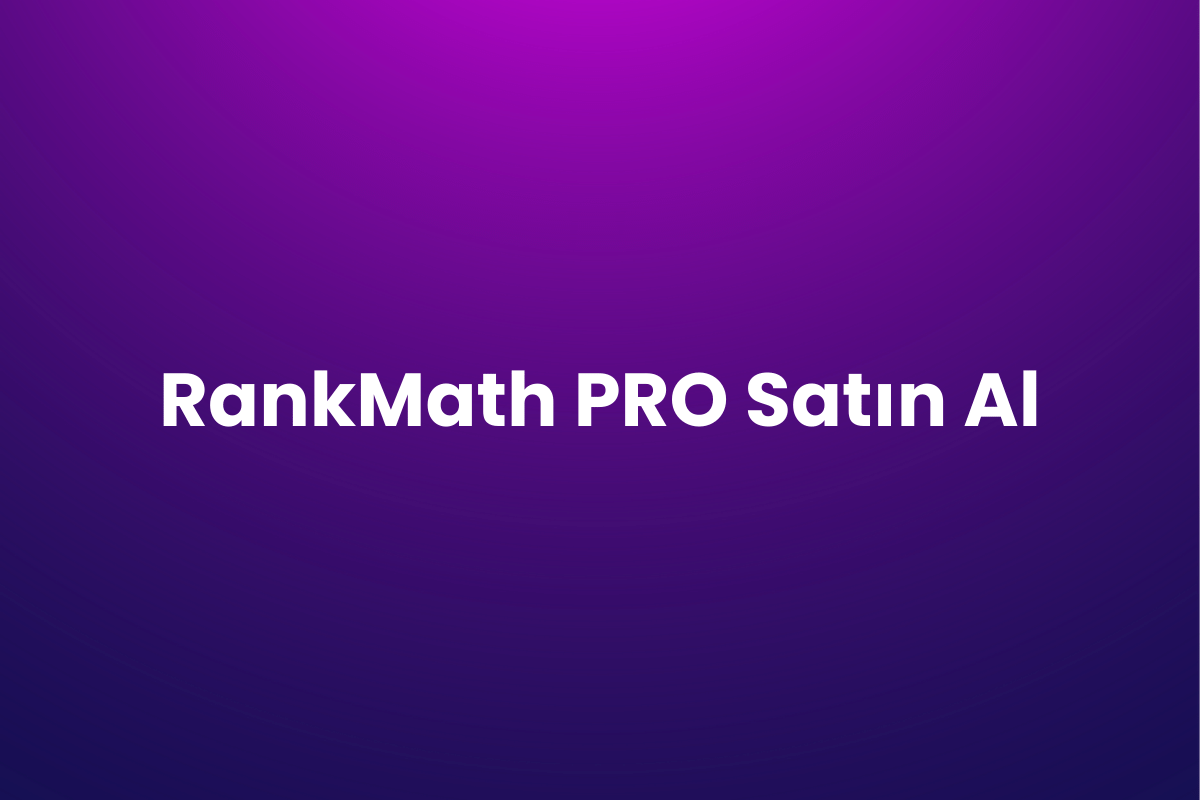 RankMath PRO Satın Al