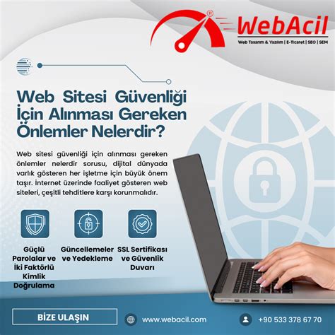 Web Sitesi Güvenliği İçin Alınması Gereken Önlemler